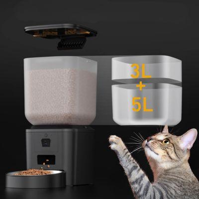 distributeur de croquettes pour chat automatique caméra grande capacité