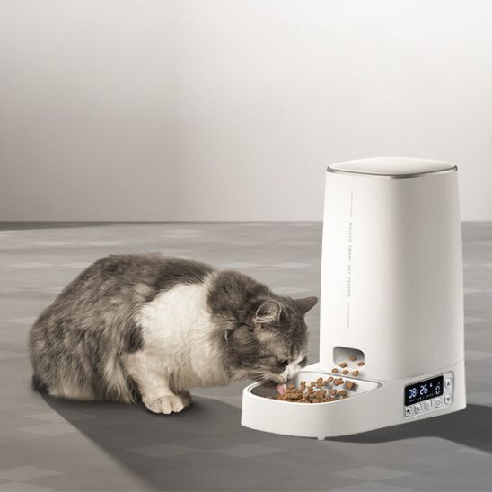 distributeur de croquettes pour chat programmable manuelle ou Wi-Fi