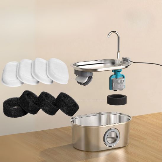 filtre fontaine a eau chat inox remplacement