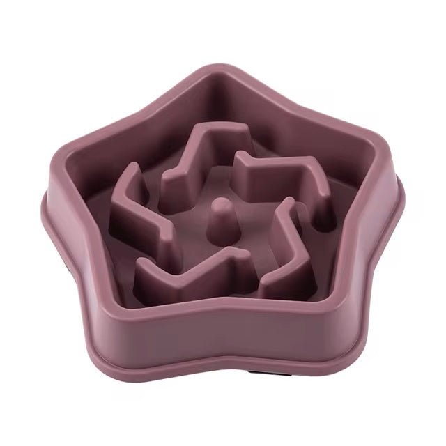 gamelle anti glouton chat étoile couleur violet
