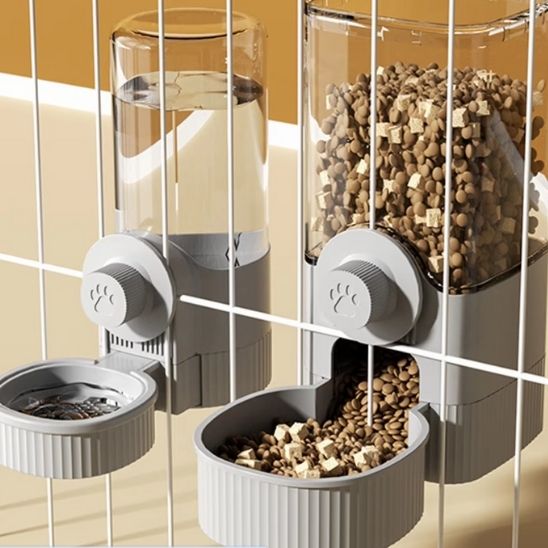 gamelle automatique chat cage fonctionnement gravité