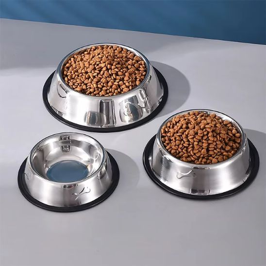 gamelle pour chat acier inoxydable grandeurs
