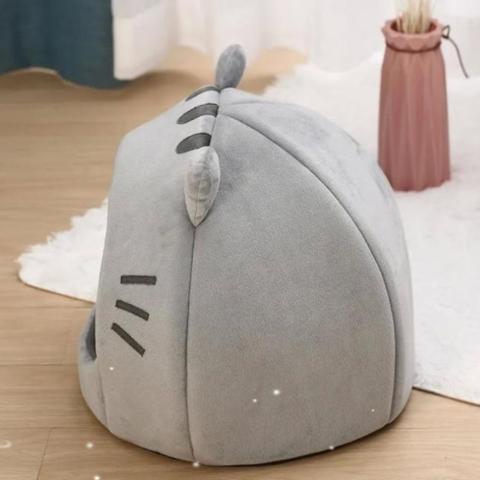 Maison pour chat design tanière transformable panier sommeil jeux multifonction
