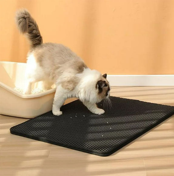 tapis à litière sans gâchis