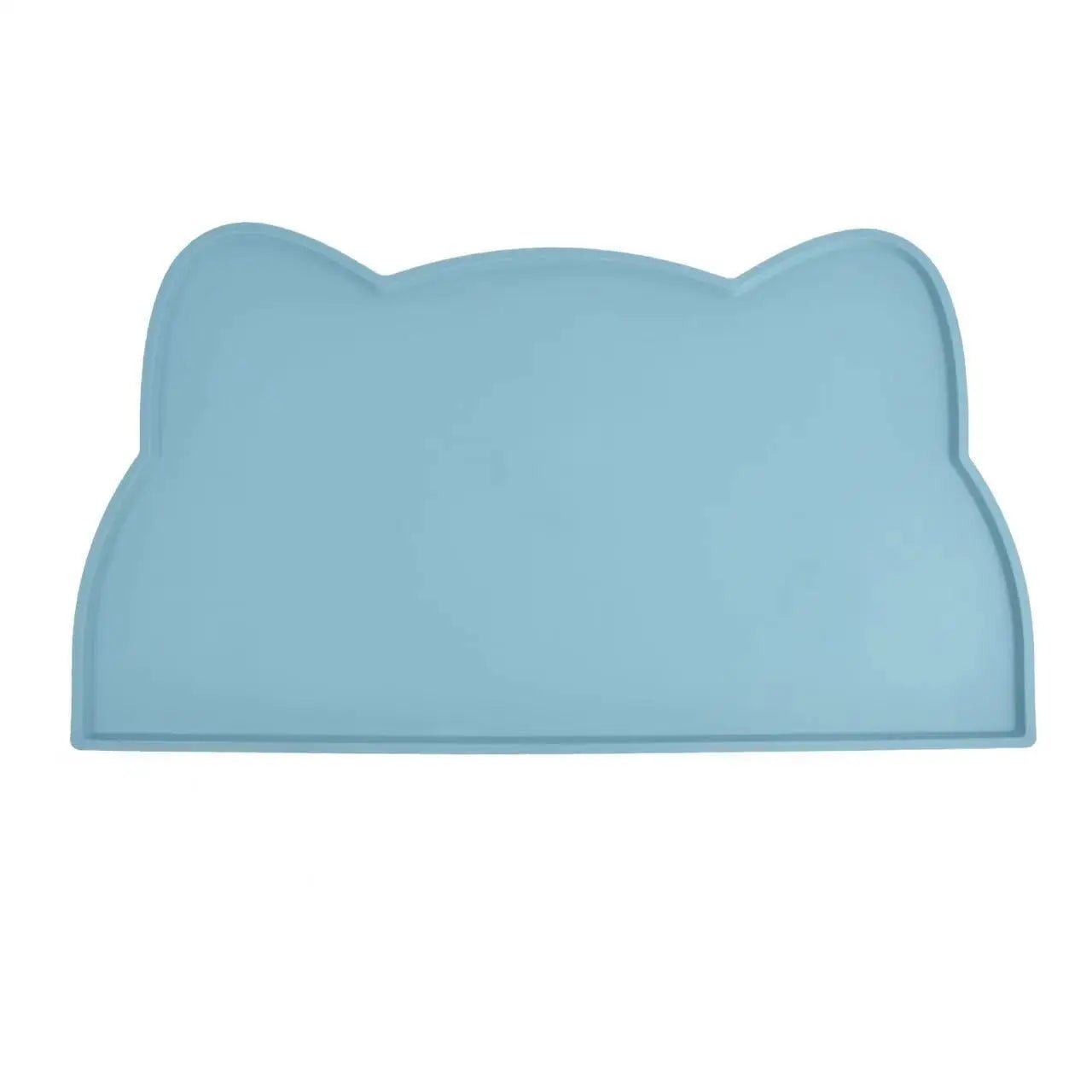 tapis gamelle chat bleu