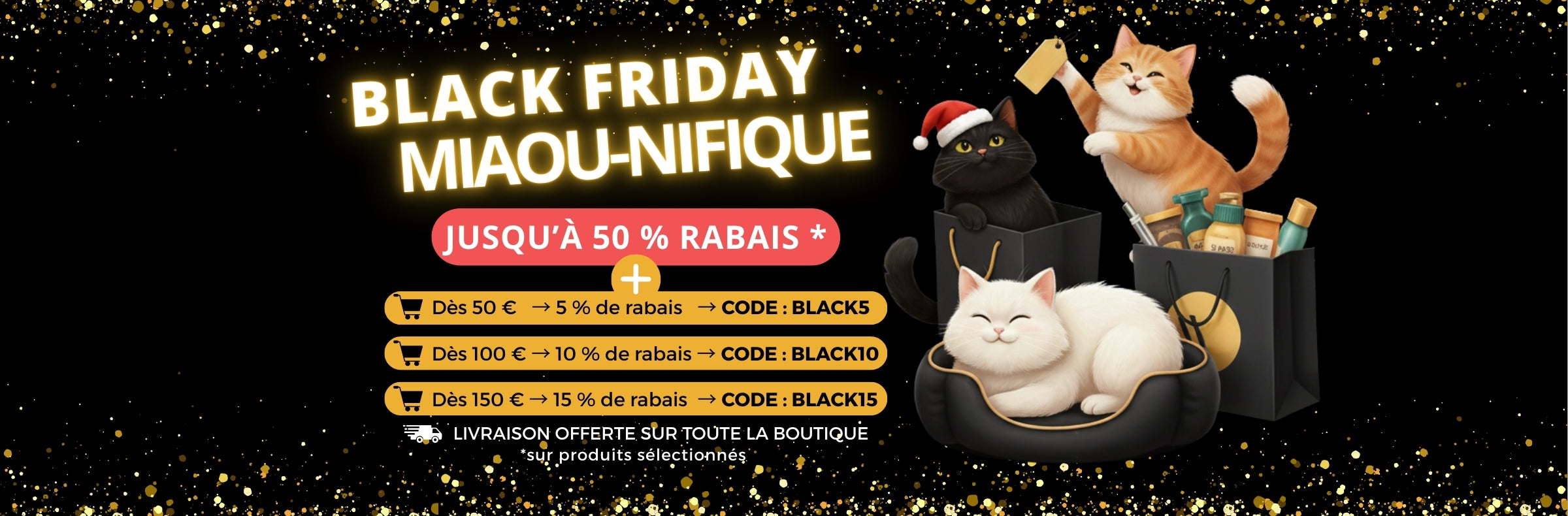 accessoires bien-être chat - Câlins et ronrons - Promotions Black Friday