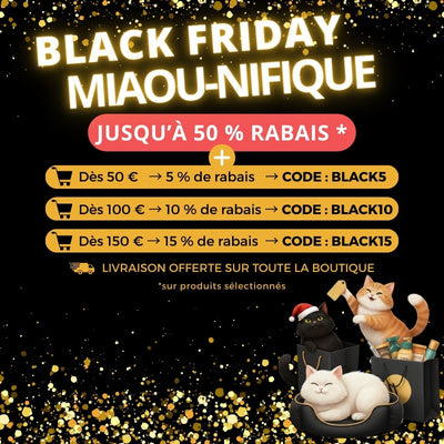 accessoires bien-être chat - Câlins et ronrons - Promotions Black Friday