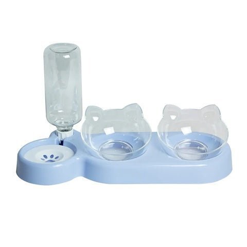 Gamelle chat | Ensemble trio eau et croquettes