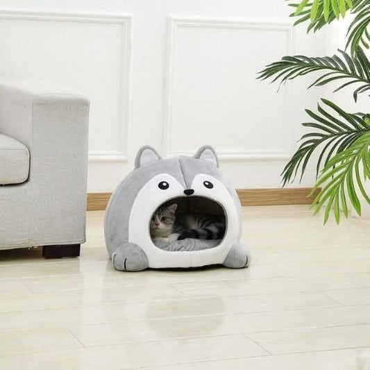 Niche pour chat | Grotte loup adorable