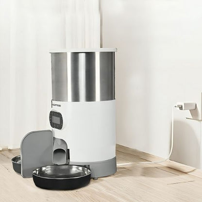 distributeur automatique croquettes chat double bol wifi
