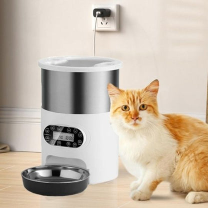 distributeur automatique croquettes chat simple harmonyBol blanc