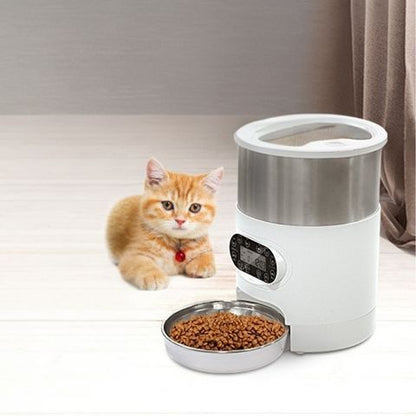distributeur automatique croquettes chat simple harmonyBol blanc