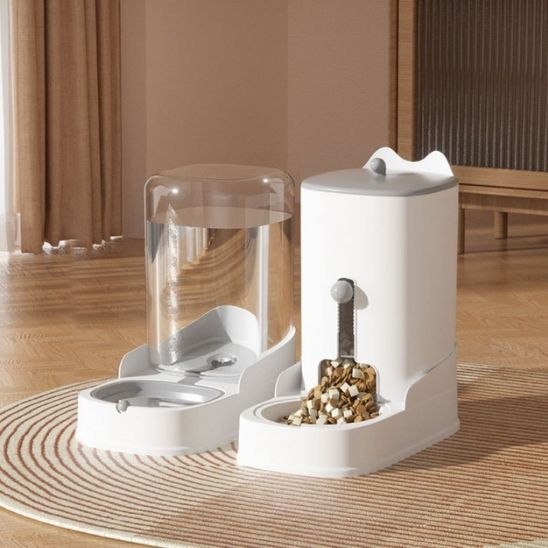 distributeur croquette chat ensemble distributeur eau nourriture