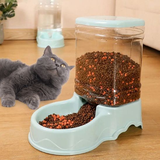 distributeur croquettes pour chat gravité
