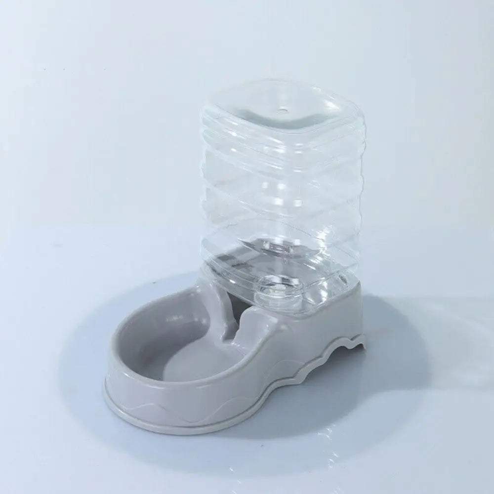 distributeur d'eau pour chat gravité couleur gris
