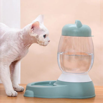 distributeur de croquettes pour chat gravité eau