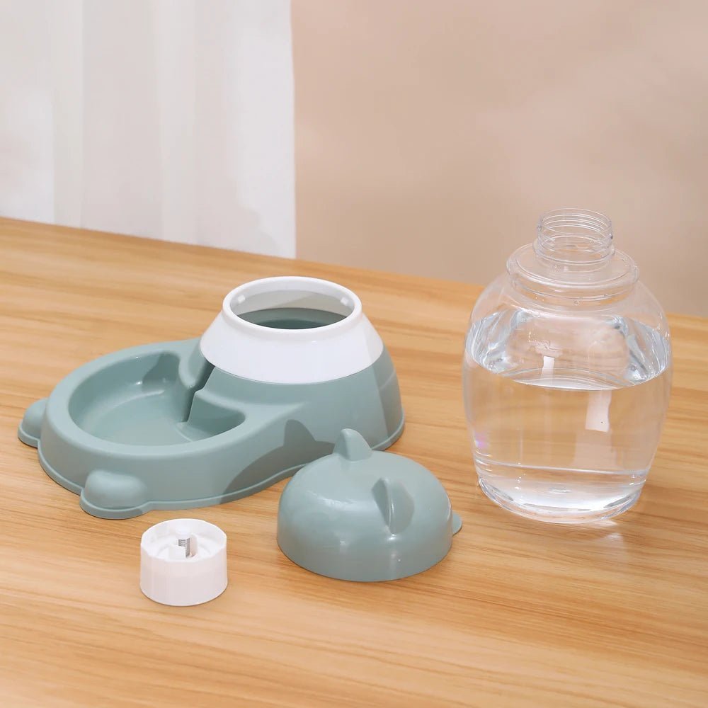 distributeur de croquettes pour chat option eau gravité