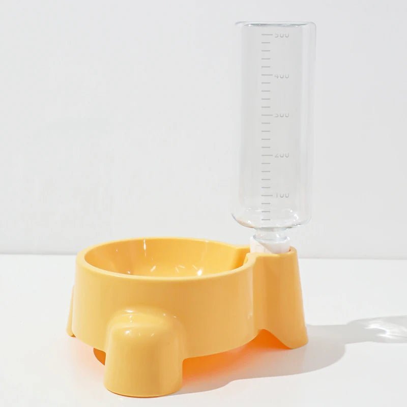 distributeur eau chat bouteille détachable plastique coloré