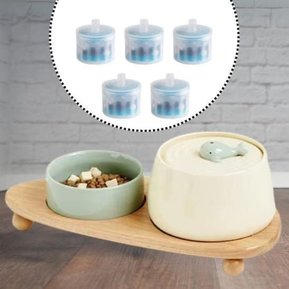 filtre fontaine a eau chat ceramique rechange 