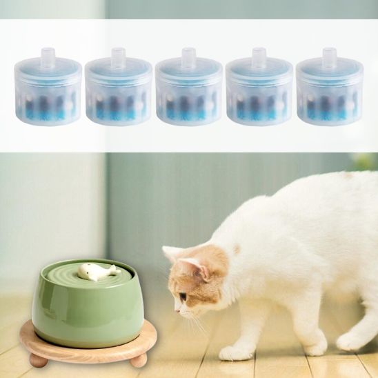 filtre fontaine a eau chat céramique rechange