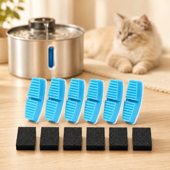 Filtres de rechange fontaine à eau chat inox sans fil