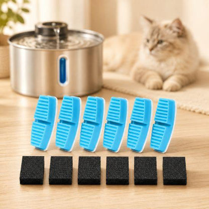Filtres de rechange fontaine à eau chat inox sans fil