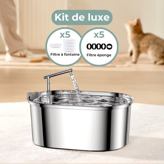 fontaine à eau chat de luxe