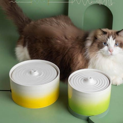 Fontaine a eau pour chat ceramique ultra silencieuse