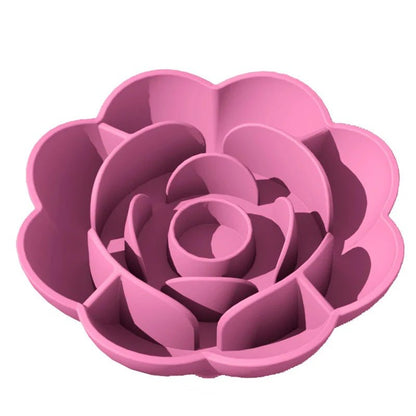 gamelle anti glouton Chat design labyrinthe silicone