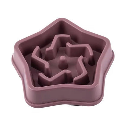 gamelle anti glouton chat étoile couleur violet