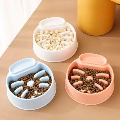 gamelle anti-glouton chat relief moustache plastique