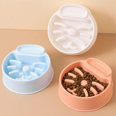 gamelle anti-glouton chat relief visage chat plastique