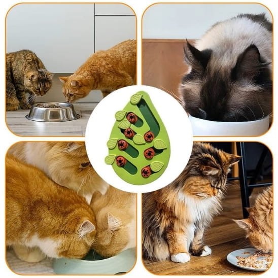 gamelle anti glouton chat puzzle alimentaire jeu stimulant