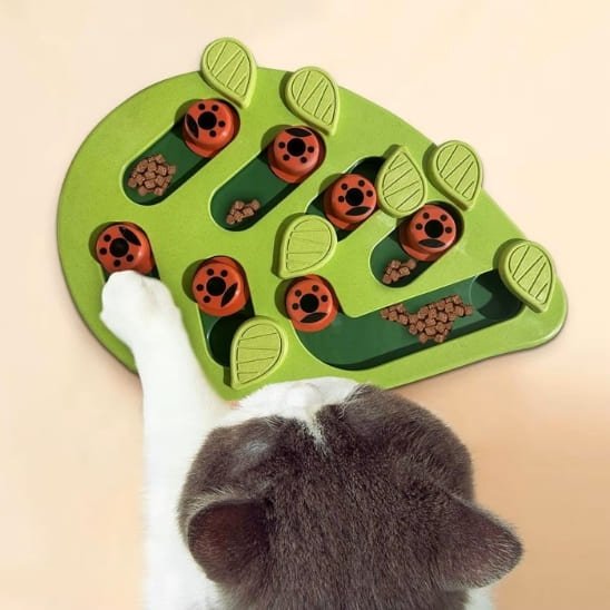 gamelle anti glouton chat puzzle alimentaire enrichissement mental