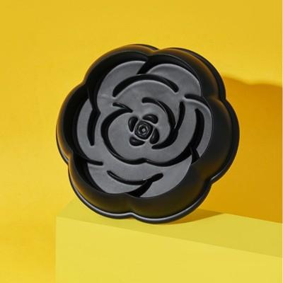 gamelle anti glouton chat rose gourmande plastique noir
