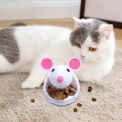 gamelle anti glouton chat plastique blanc