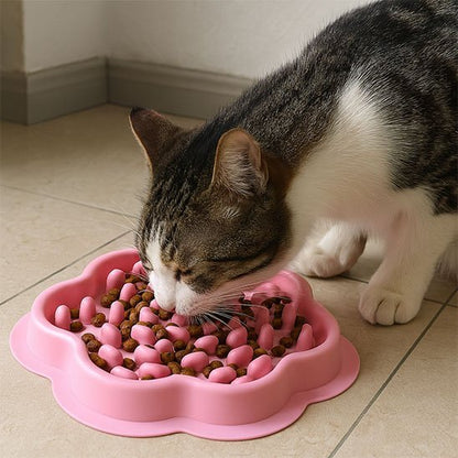 gamelle anti glouton chaton labyrinthe silicone