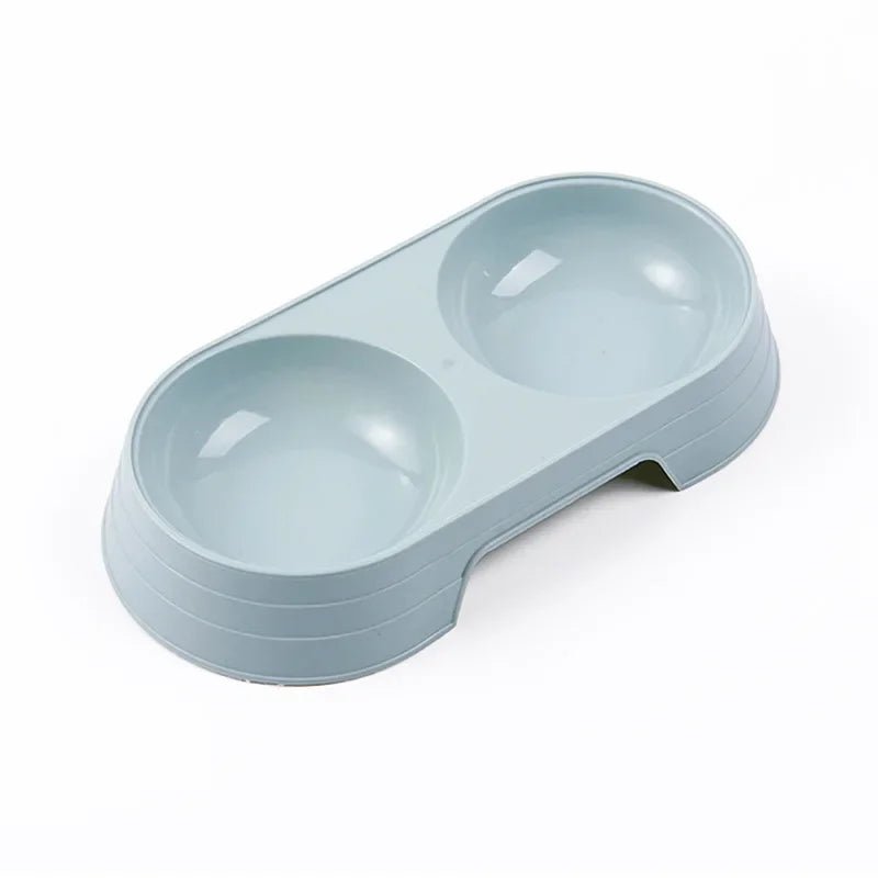 gamelle chat plastique bleu
