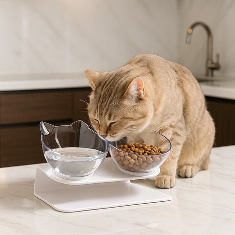 Gamelle chat surélevée orthopédique double