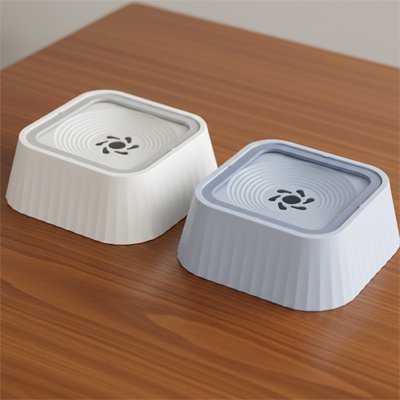 Gamelle eau pour chat blanc et gris pour coin repas