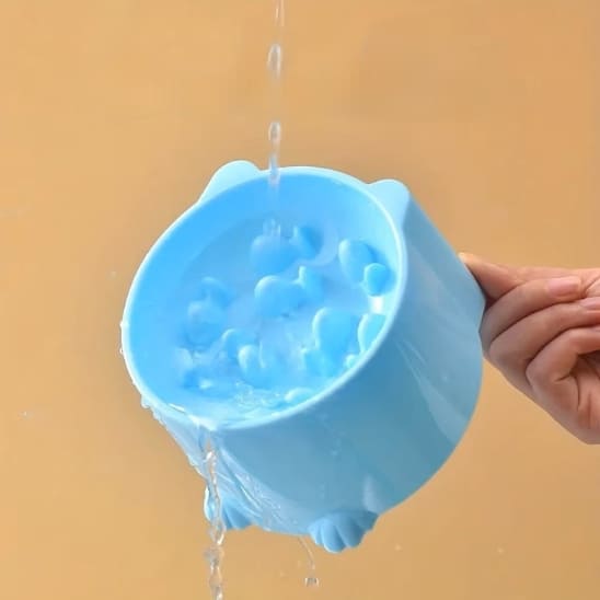 gamelle pour chat anti glouton surélevée entretien facile