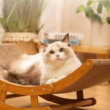 Griffoir pour chat fauteuil balancement