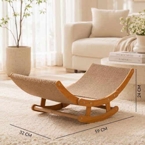 Dimensions du griffoir pour chat 59 x 30 x 24 cm