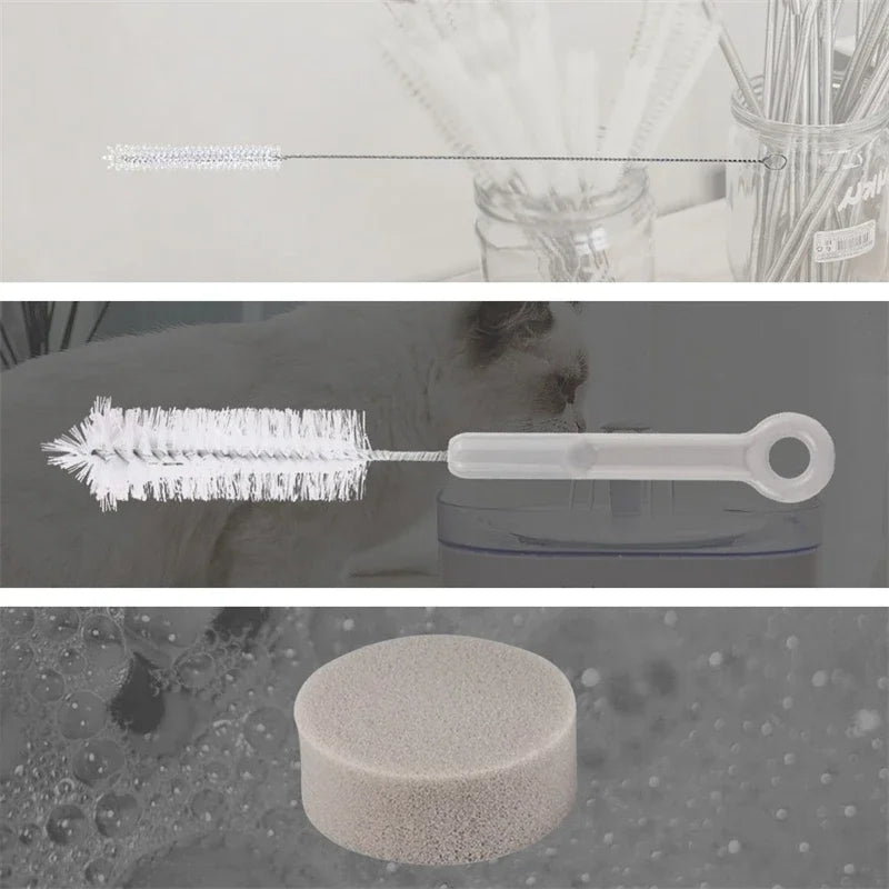 Kit nettoyage deluxe pour fontaine a eau chat