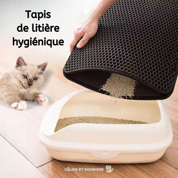 NoMess™ - Tapis à Litière - Câlins et ronrons