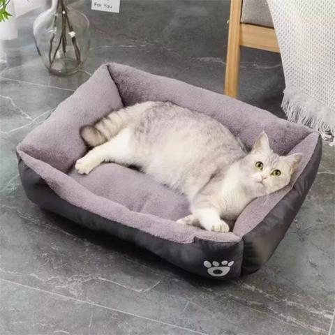 panier pour chat doux repos imperméable antidérapant coton peluche