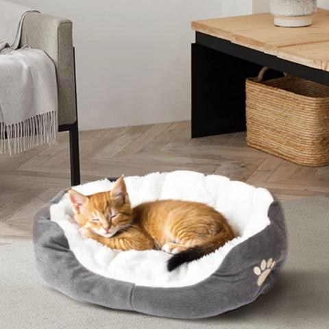 Panier pour chat nuage douillet peluche douce antidérapant