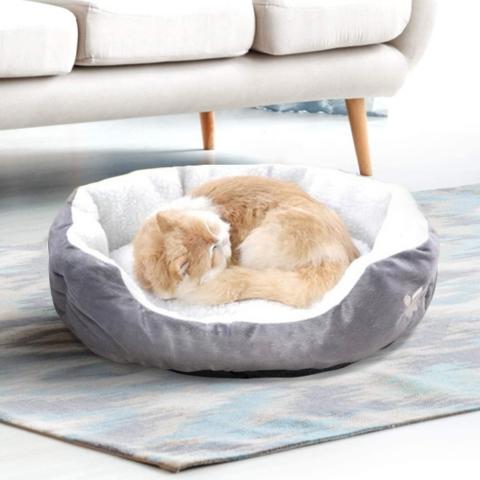 Panier pour chat nuage douillet peluche douce antidérapant