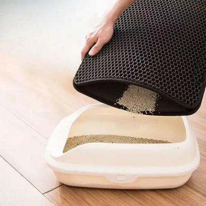 Tapis à litière no mess hygiénique pour chat